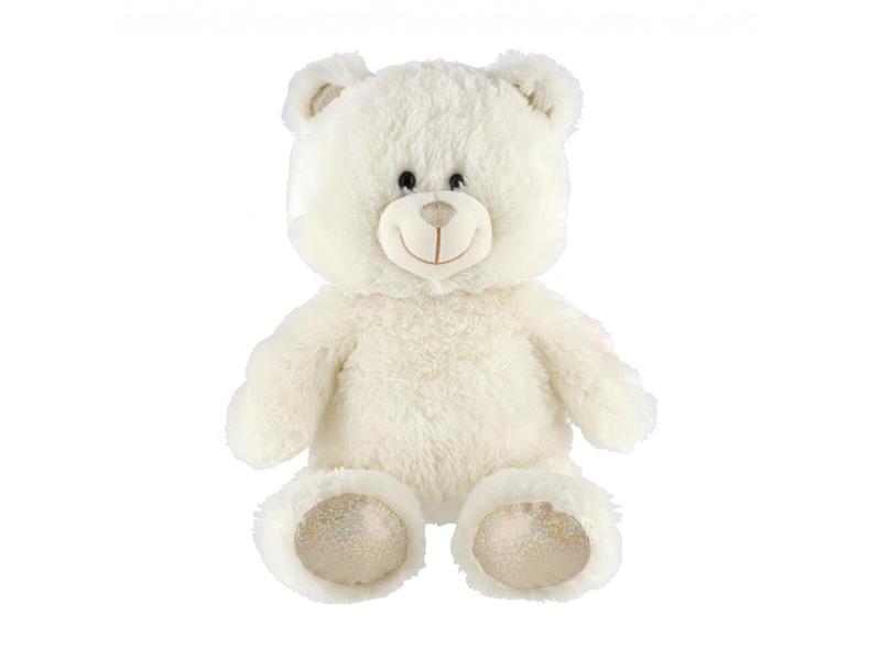 E-shop Detský plyšový medvedík TEDDIES biely 40cm