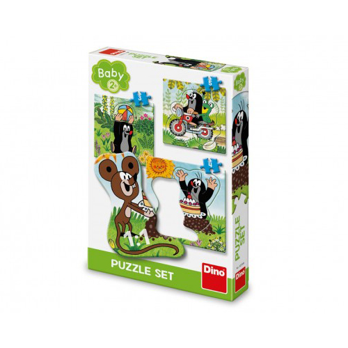 E-shop Baby puzzle DINO Krtko na lúke 3,4,5 dielikov 2+