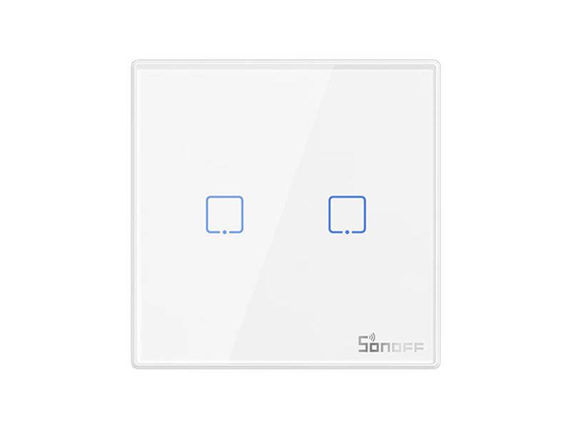E-shop Smart vypínač osvetlenia SONOFF T2EU2C-RF