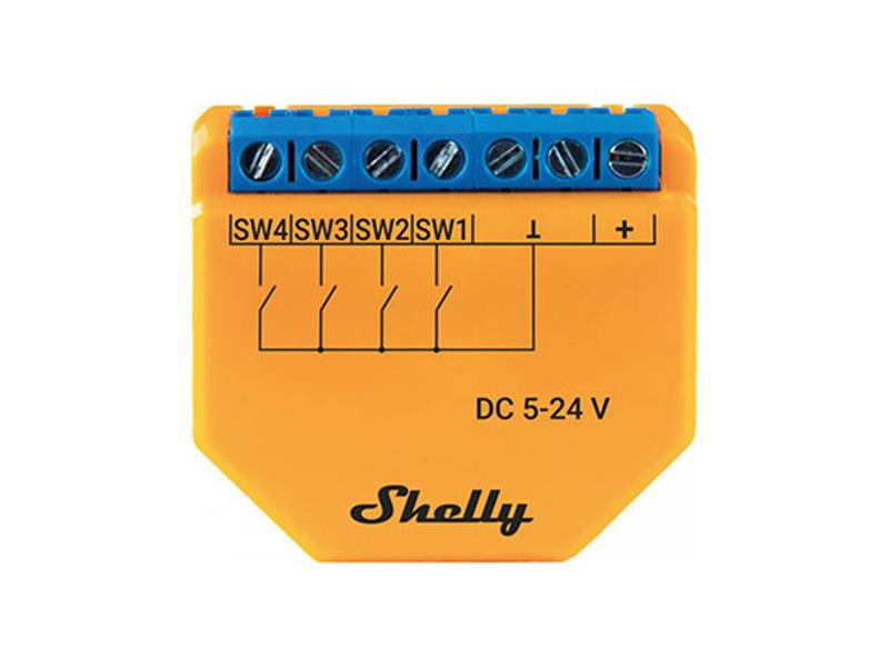 E-shop Smart Switch SHELLY PLUS i4 DC WiFi