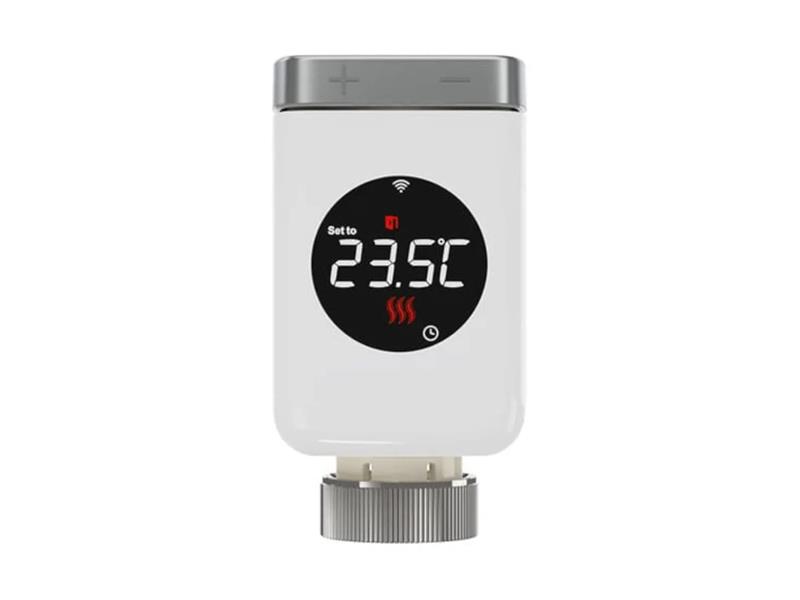 Smart termostatická hlavice MOES ZTRV-801 Tuya ZigBee
