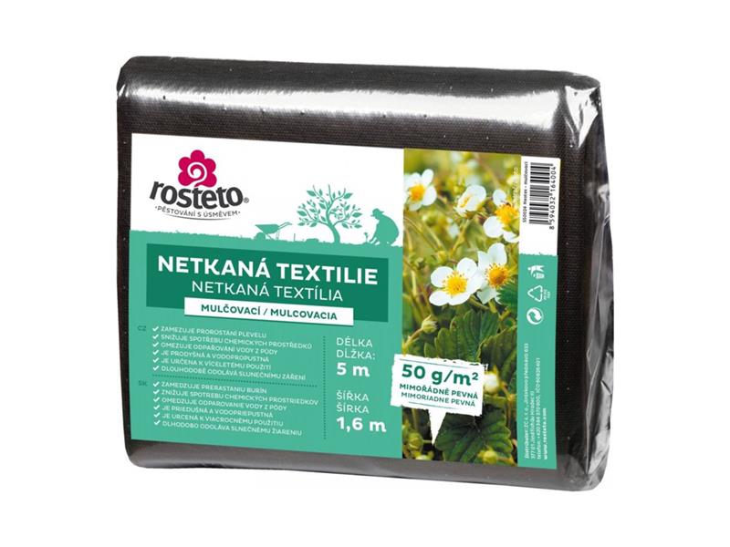 Netkaná textilie mulčovací Neotex ROSTETO 50g 1,6x5m černá