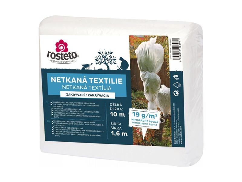 E-shop Netkaná textília zakrývacia Neotex ROSTETO 19g 1,6x10m biela