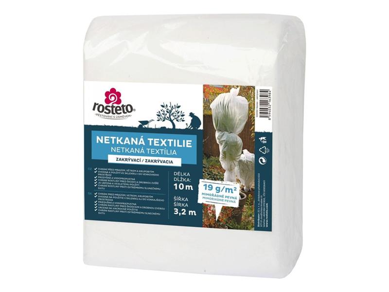E-shop Netkaná textília zakrývacia Neotex ROSTETO 19g 3,2x10m biela