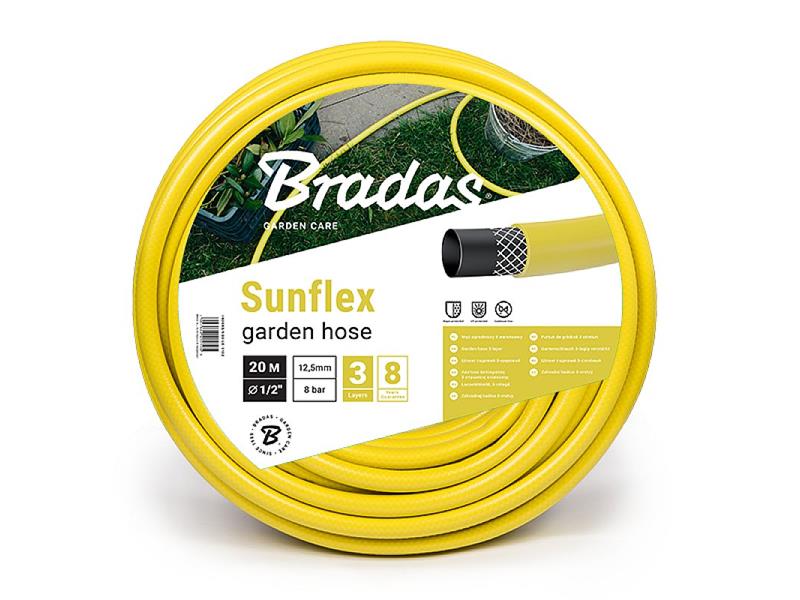Bradas sunflex 3/4" 20m zahradní hadice WMS3/420, žlutá