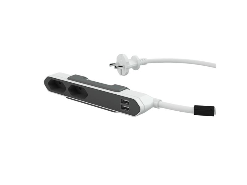 Prodlužovací kabel PowerBar USB Grey