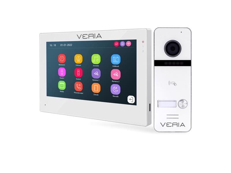 Videotelefon VERIA 3001-W bílý + VERIA 301