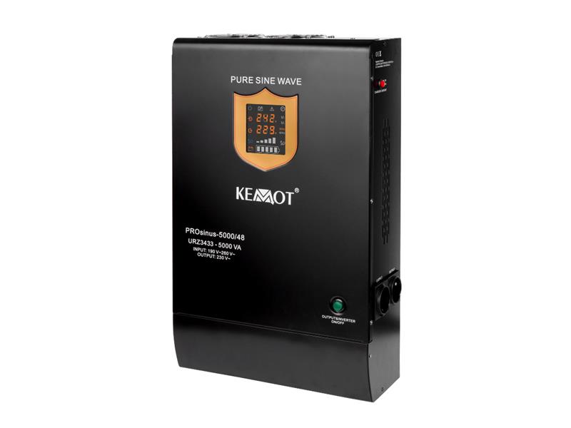 Zdroj záložní KEMOT PROsinus-5000/48 3500W 48V Black nástěnný