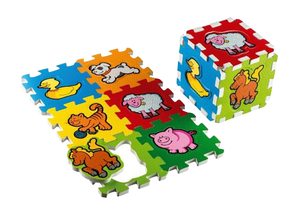 Dětské puzzle TEDDIES Moje první zvířátka 6ks