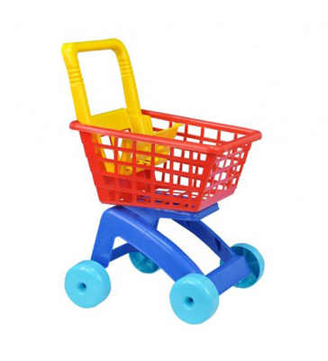 Dětský nákupní vozík TEDDIES 59 cm
