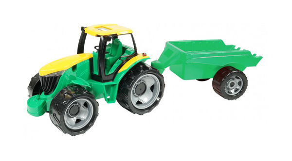 Dětský traktor s přívěsem LENA 94 cm