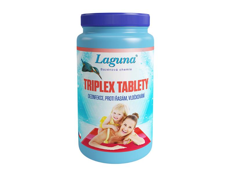 Multifunkční tablety pro chlorovou dezinfekci bazénové vody LAGUNA 3v1 Triplex 1,6kg