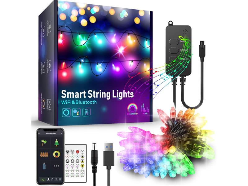 Smart LED vánoční řetěz 58380 5m WiFi Tuya