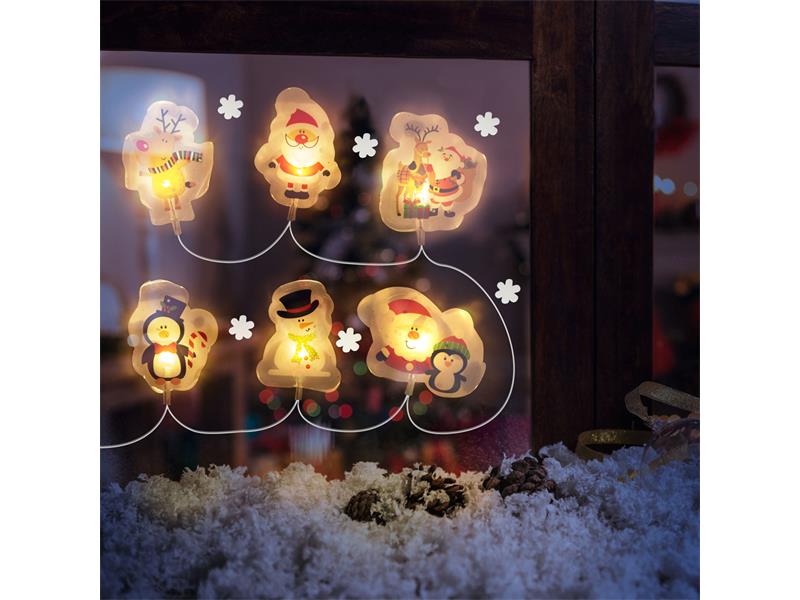 LED dekorace do okna FAMILY 58568A Christmas