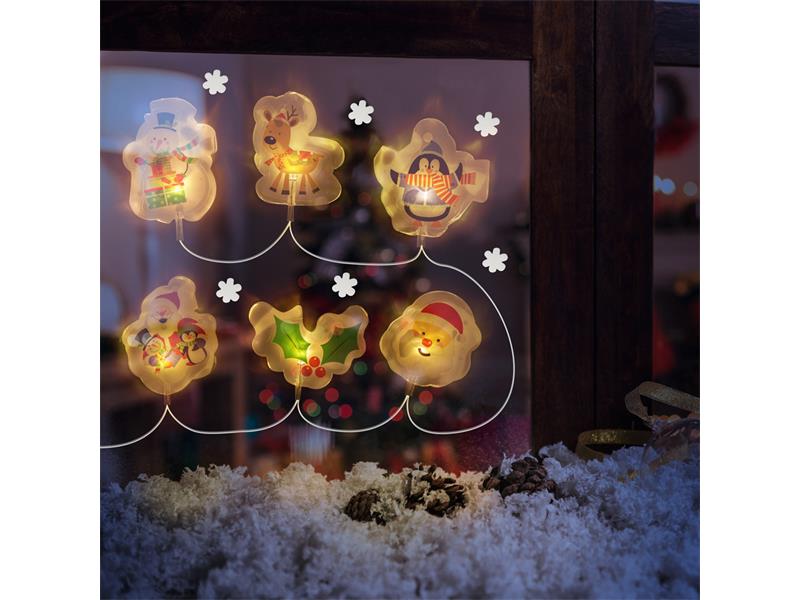LED dekorace do okna FAMILY 58568B Christmas