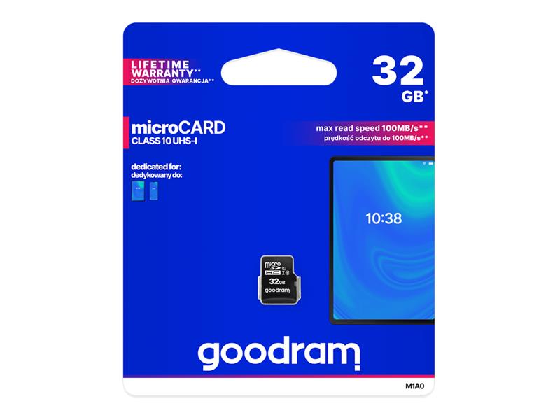 Karta paměťová GOODRAM micro SD 32 GB