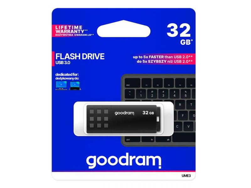Flash disk GOODRAM USB 3.0 32GB černá