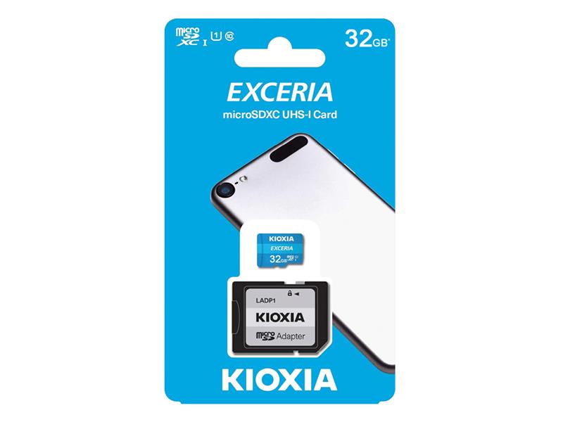 Karta paměťová KIOXIA micro SD 32 GB s adaptérem