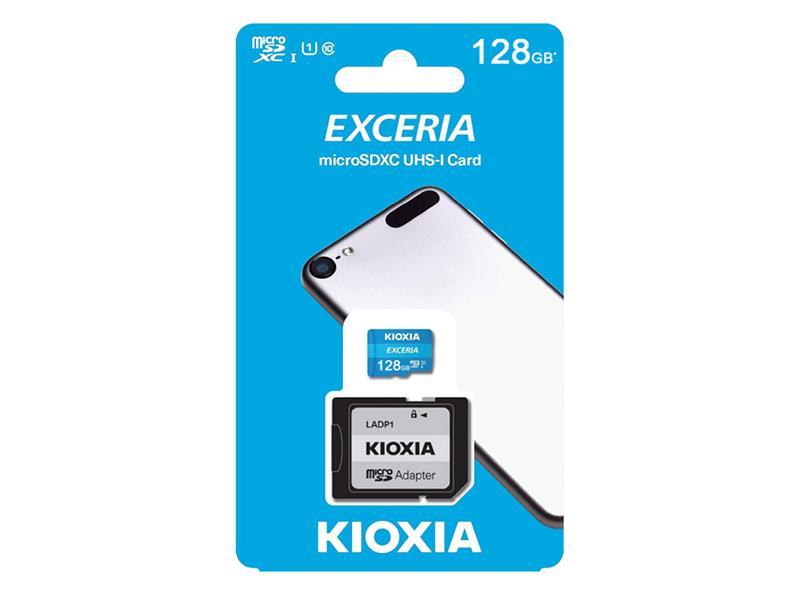 Karta paměťová KIOXIA micro SD 128 GB s adaptérem