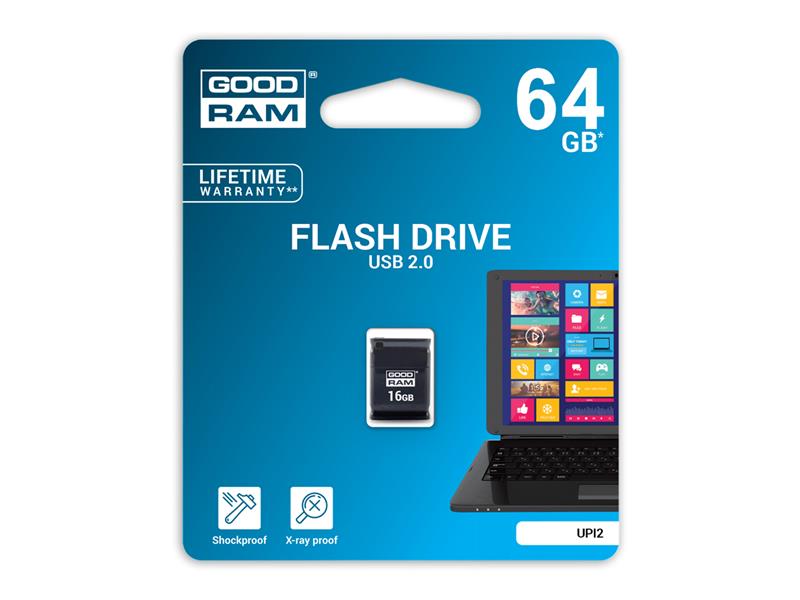 Flash disk GOODRAM PICCOLO USB 2.0 64GB černý
