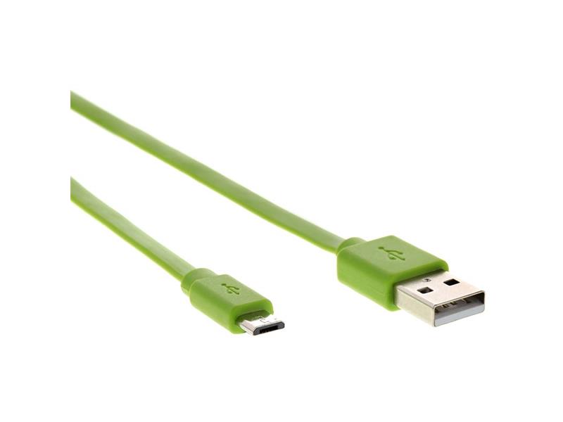Kabel SENCOR SCO 512-010 USB/Micro USB zelený