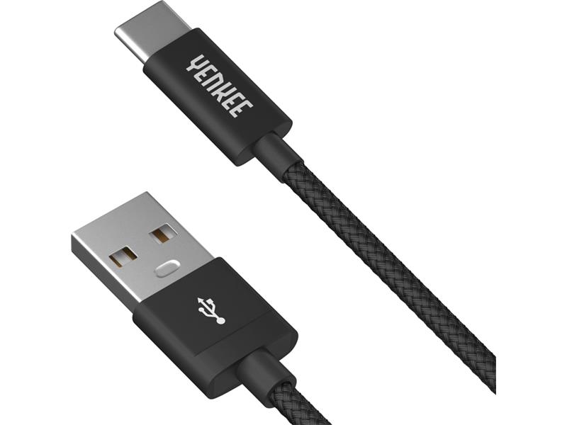 Kabel YENKEE YCU 301 BK USB/USB-C 2.0 1m Black