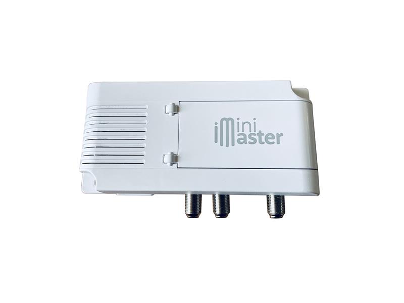 Anténní zesilovač Emme Esse 82779G Minimaster, 1x VHF+UHF, 1x UHF, 34 dB, 5G LTE filtr, domovní