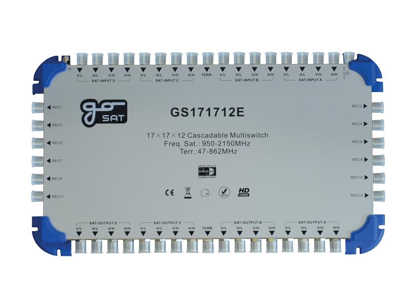 Satelitní multipřepínač GoSAT GS171712E