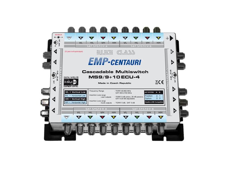 Satelitní multipřepínač EMP Centauri MS9/9+10ECU-4