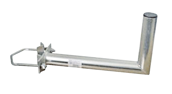 Anténní držák 50 na stožár s vinklem rozteč třmenu 120mm průměr 42mm výška 16cm