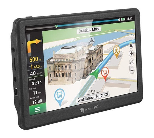 GPS navigace Navitel MS700 - rozbaleno - odlepená ochranná folie,chybí plátěný přenosný obal