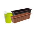 Plant pots and flower boxes