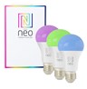 Smart LED žiarovka E27 9W RGBW IMMAX NEO 07712C WiFi Tuya sada 3ks - 1