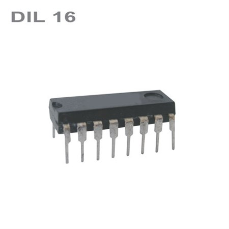 MAX232 = ST232CN převodník RS-232/TTL  DIL16