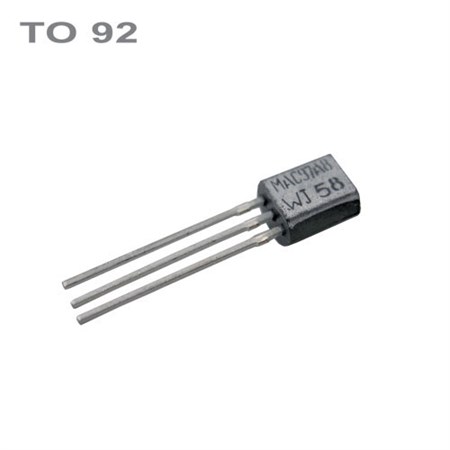 Transistor BC547C  NPN 45V,0.1A,0.5W,100MHz  TO92