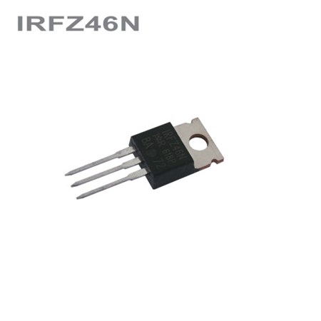 Tranzistor IRFZ46N   MOS-FET 55V, 53A, 120W (TO-220AB)