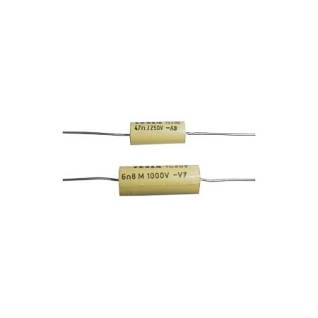 Foil capacitor   6N8/100V TC205