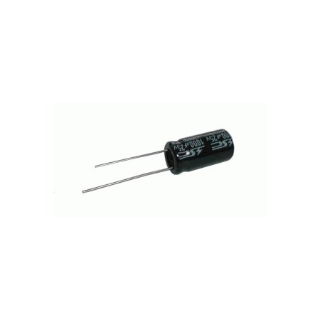 Electrolytic capacitor   1G/25V 10x17-5  105*C  rad.C