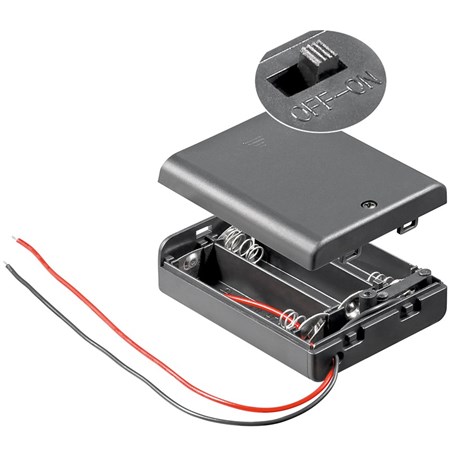 GOOBAY 12445 3xAA battery case