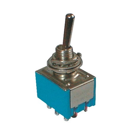 Toggle switch    2pol./9pin  ON-ON  12V