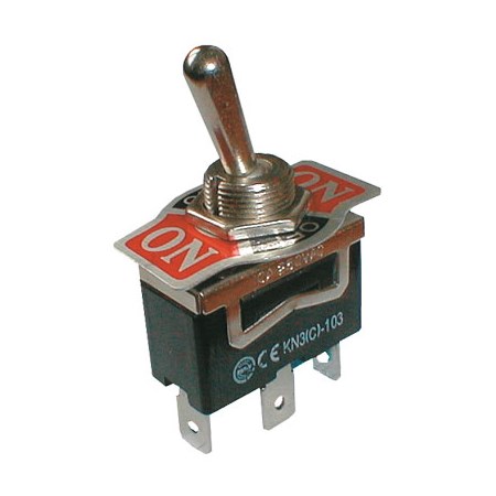 Toggle switch  3pol./3pin  ON-OFF-ON 250V/10A