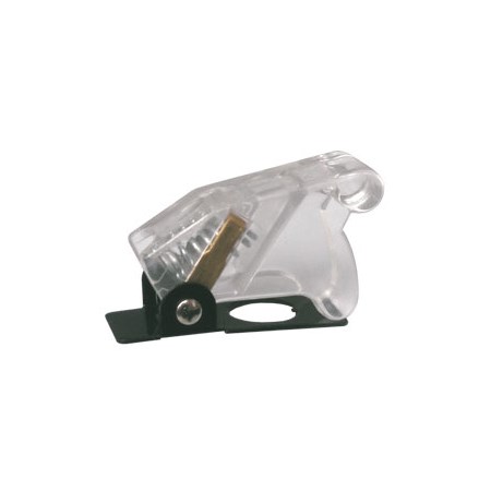 Toggle swich  with protection cover - transparent white