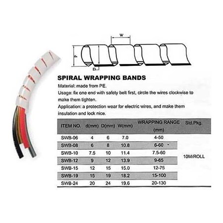 Spiral spring tubing 30-100mm TIPA