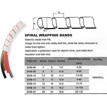Spiral spring tubing 25-75mm TIPA