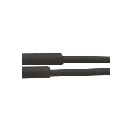 Heat shrinkable tubing -     2.5 / 1.25mm - black