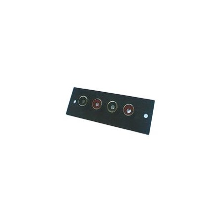 CINCH plug contact (panel) 25x75mm