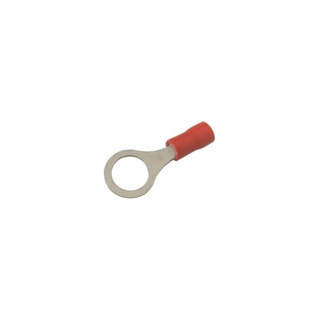 Insulated ring terminal  8.4mm, conductor 0.5-1.5mm  red
