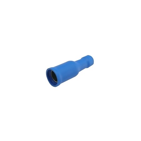 Zdířka kruhová 4mm, vodič 1.5-2.5mm  modrá