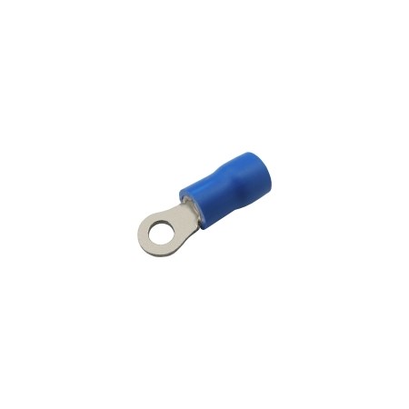 Insulated ring terminal  3.2mm, conductor 1.5-2.5mm  blue