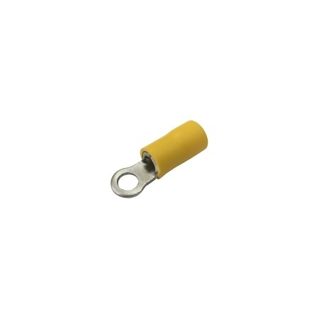 Insulated ring terminal  4.3mm, conductor 4.0-6.0mm  yellow